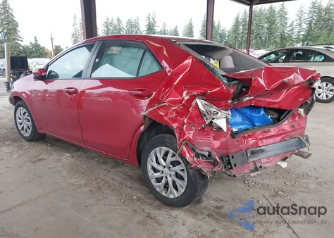 2017 Toyota Corolla Le z USA, uszkodzony, nr VIN 5YFBURHE1HP614638